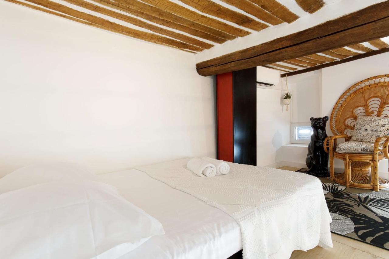 Superb Air-Conditioned Loft In The Heart Of Viel Antibes Apartment ภายนอก รูปภาพ