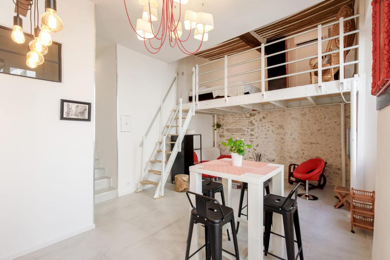 Superb Air-Conditioned Loft In The Heart Of Viel Antibes Apartment ภายนอก รูปภาพ